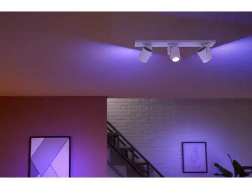 Reflektor Philips punktowy ARGENTA potrójny Biały