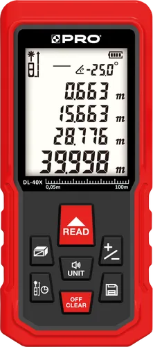 Lazer Mesafe Ölçer Pro DL-40X