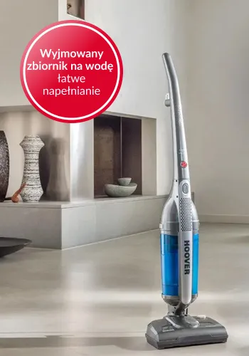Mop parowy Hoover Steam Jet SSNV1400 2w1 odkurza i czyści parą