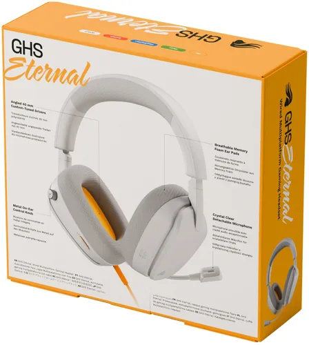 Słuchawki GLORIOUS GHS Eternal GLO-A-1PC-WHT Nauszne