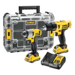 10.8 V set de scule DeWalt DCK211D2T