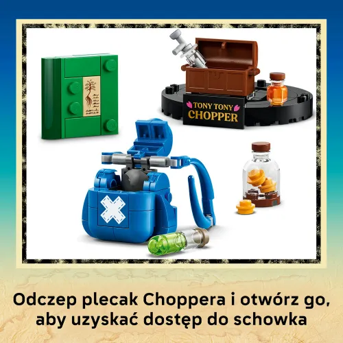 LEGO One Piece 75643 Tony Tony Chopper, zestaw klocków 10+
