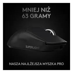 Myszka gamingowa Logitech G Pro X Superlight Czarny