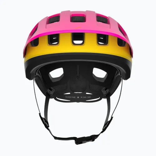 Kask rowerowy POC Cularis Pure rhos red matt/citrine yellow matt