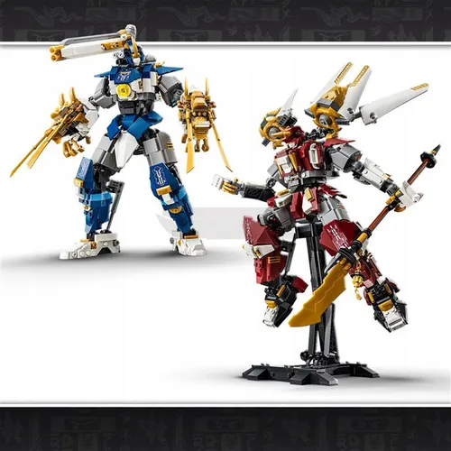 LEGO Ninjago 71870 Bliźniacze tytanowe mechy, zestaw klocków 12+