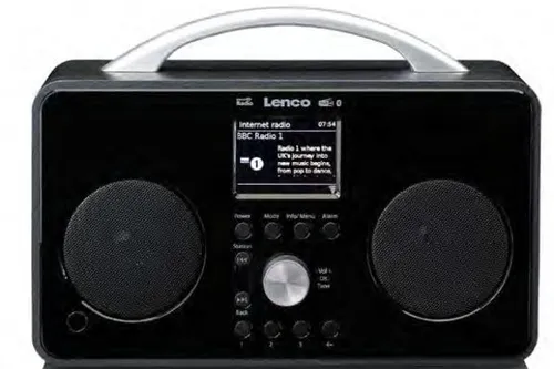 Radioodbiornik Lenco PIR-645 Radio FM DAB+ Internetowe Bluetooth Czarny