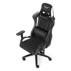 Fotel GAMVIS Phantom Large Czarny (białe elementy)