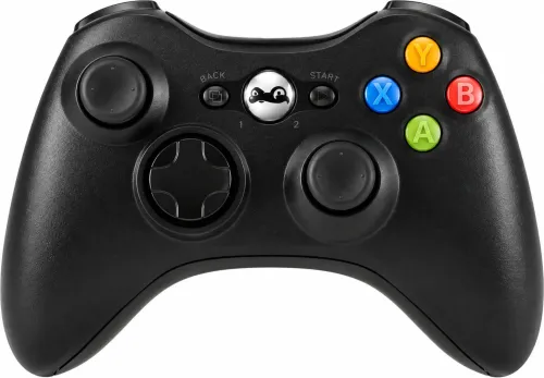 Pad FroggieX FX-X360-PC-B-WR do PC, Xbox 360 Bezprzewodowy Czarny