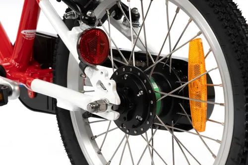 Rower dziecięcy KARBON Superlight Automatic 16 cali dla chłopca Czerwony