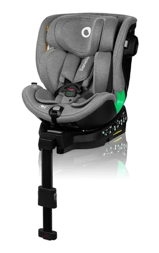 Fotelik samochodowy LIONELO Harmony i-Size 40-150 cm (0-36 kg) Szary