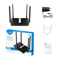 Router Cudy LT500 4G LTE AC1200 Czarny