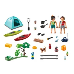 Playmobil Zestaw z figurkami Family Fun 71425 Biwak pod namiotem