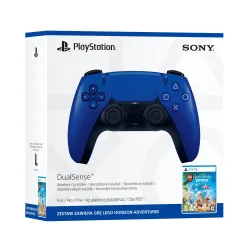 Pad Sony DualSense do PS5 Bezprzewodowy Wieczorny kobalt + Gra LEGO Horizon Adventure