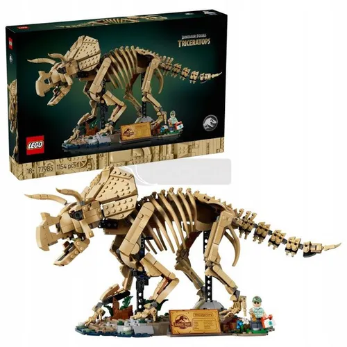 LEGO Jurassic World 77985 Szkielety dinozaurów: triceratops, zestaw klocków