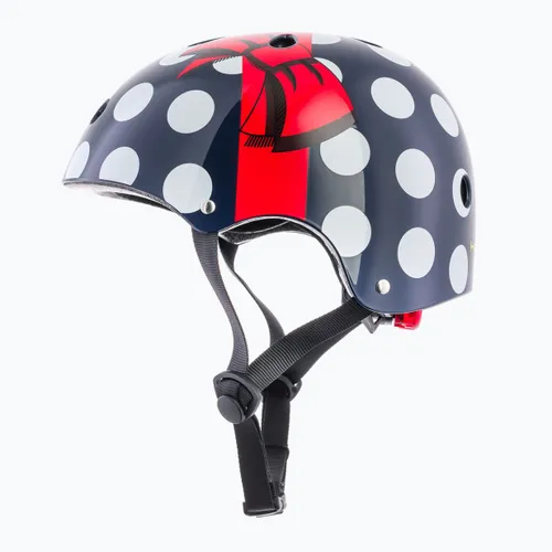 Kask rowerowy dziecięcy Hornit PolkaDot navy/white/red