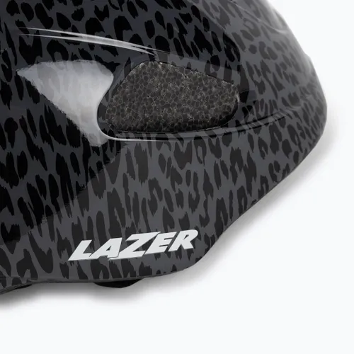 Kask rowerowy dziecięcy Lazer Nutz KinetiCore black leopard