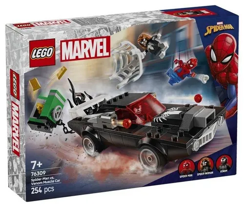 LEGO Marvel 76309 Spider-Man kontra muscle car Venoma