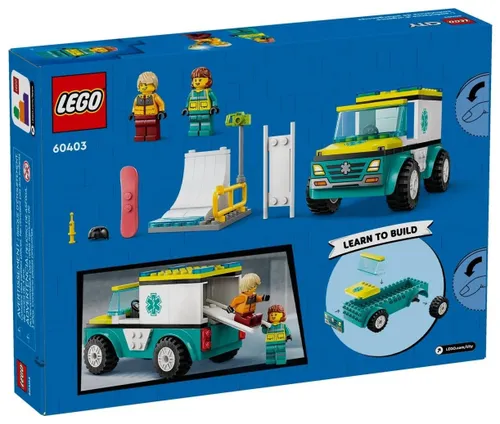 LEGO City 60403 скорая помощь и сноубордист