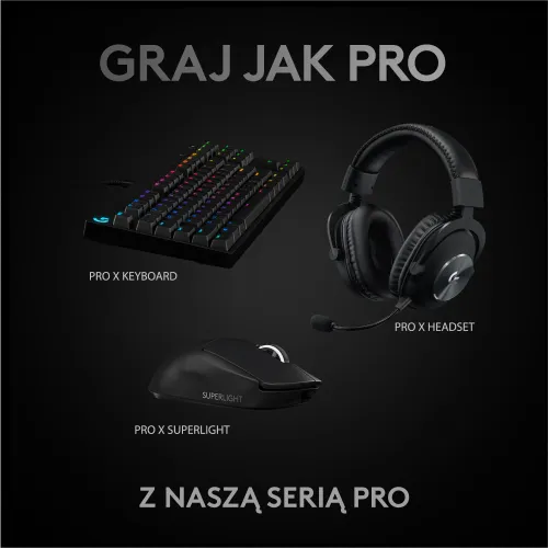 Myszka gamingowa Logitech G Pro X Superlight Czarny