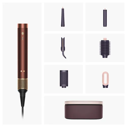 Suszarko-lokówka Dyson Airwrap Co‑anda2x Straight+Wavy 492427-01 1700W Jonizacja Zimny nawiew 4 poziomy temperatury