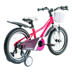 Rower dziecięcy GERMINA BMX 16 cali dla dziewczynki Różowy