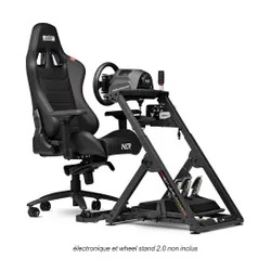 Fotel Next Level Racing NLR-G002 Pro Gaming Chair Leather Edition Gamingowy do 140kg Skóra naturalna Czarny