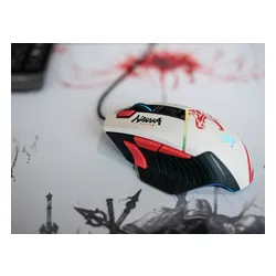 Myszka gamingowa A4Tech Bloody W95Max Naraka przewodowa 12000 dpi optyczna biała