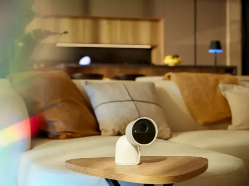 Kamera Philips Hue Secure 2K Biały ze stojakiem