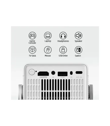 Projektor HP MC400 HD Smart LED Bluetooth Wi-Fi Biały