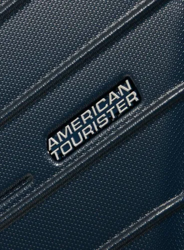 Walizka średnia poszerzana American Tourister Speedstar - atlantic blue