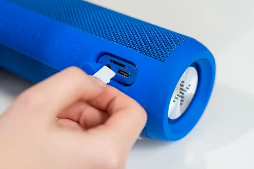 Głośnik mobilny XMUSIC BTS650B Radio FM Niebieski
