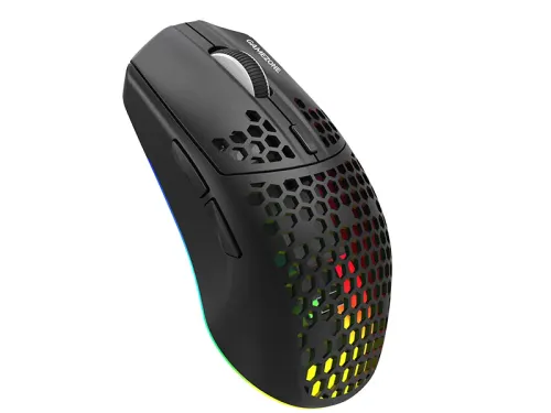 Myszka Tracer Gamezone Intense RGB Honeycomb RF (2.4G+BT) Czarny
