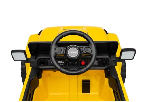 Auto Na Akumulator Jeep Rubicon 2X200W 24V Eva Skóra LED Pilot Radio MP3