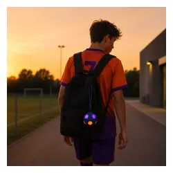 Głośnik Bluetooth Musicmate MM-SB40-N FootballWave LED 5W Niebieski