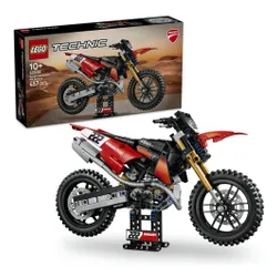 LEGO TECHNIC 42238 Motocykl Ducati Desmo450 MX Factory, zestaw klocków 10+