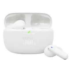 Słuchawki bezprzewodowe JBL Vibe Beam 2 Dokanałowe Bluetooth 5.3 Biały