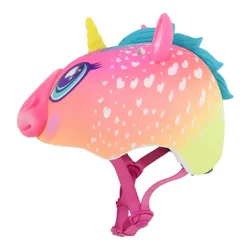 Kask rowerowy RASKULLZ Super Unicorn Wielokolorowy dla Dzieci (rozmiar XS)