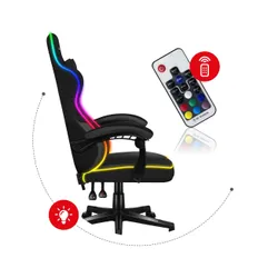 Fotel HUZARO Force 4.4 RGB Czarny