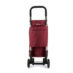 Coș de cumpărături pe 4 roți Rolser i-Bag MF 4x4-bordeaux