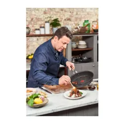 Patelnia Tefal Jamie Oliver Cook's Classic H9120644 Indukcja Tytanowa 28cm