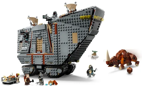 LEGO 75453 Star Wars: Мандалорский песчаный краулер джавов, набор кубиков 14+
