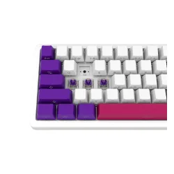 Klawiatura mechaniczna Lorgar KBP70MW Toxic Purple Biały