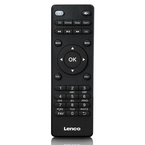 Радиоприемник Lenco DIR-141wd FM-радио DAB + интернет Bluetooth коричневый / серебристый