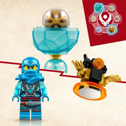 LEGO 71778 NINJAGO Smocza moc Nyi — driftowanie spinjitzu