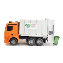 Zdalnie sterowany samochód COIL Mercedes śmieciarka Auto RC pilot LED klakson