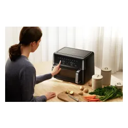 Air Fryer Frytkownica beztłuszczowa MOVA FD20S Pro Czarny 10l z okienkiem podglądu 10 programów automatycznych
