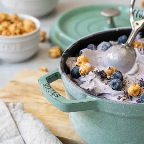 STAUB La Cocotte 6,7 l miętowy - garnek żeliwny z pokrywką