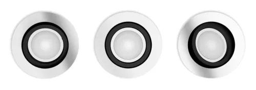 Oświetlenie punktowe Philips Hue White and Color Ambiance Centura 3szt. Srebrny
