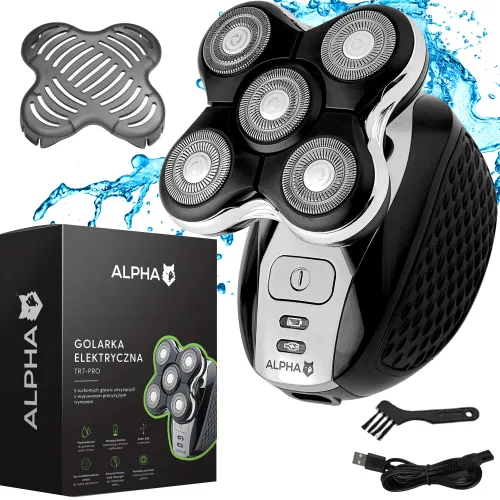 Golarka ALPHA TR7-PRO Na mokro i sucho