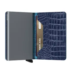 Slimwallet Secrid Nile-mavi'nin Küçük RFID Cüzdanı